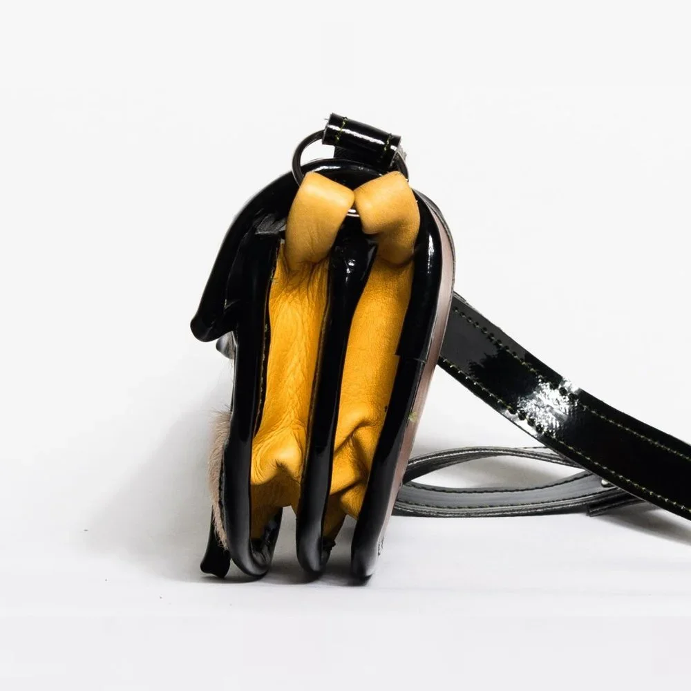 Cowhide crossbody bag - Picture 2 of 3